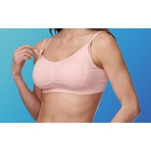 Classic Fit Light Pink Maternity Nursing Bra Size Small